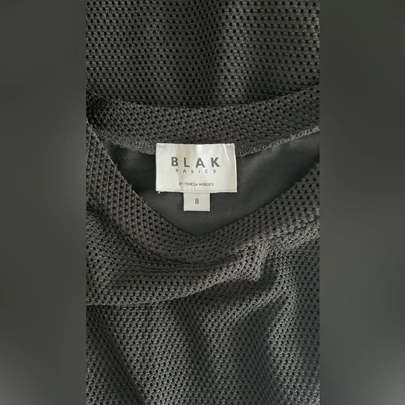 Elegant Black Mesh Dress (Summer Sale) - Picture 4 of 4